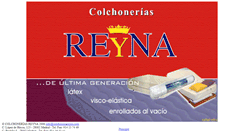 Desktop Screenshot of colchoneriareyna.com